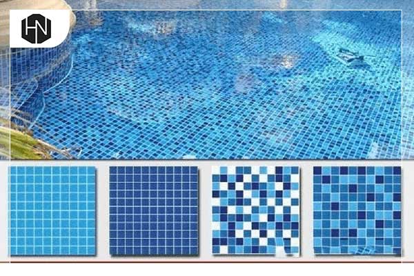 انواع کاشی ها برای استخر ویلا