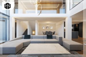 طراحی داخلی ویلای دوبلکس مدرن