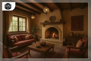 طراحی داخلی ویلا سنتی