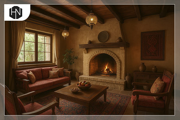 طراحی داخلی ویلا سنتی