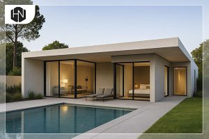 طراحی ویلا فلت مدرن