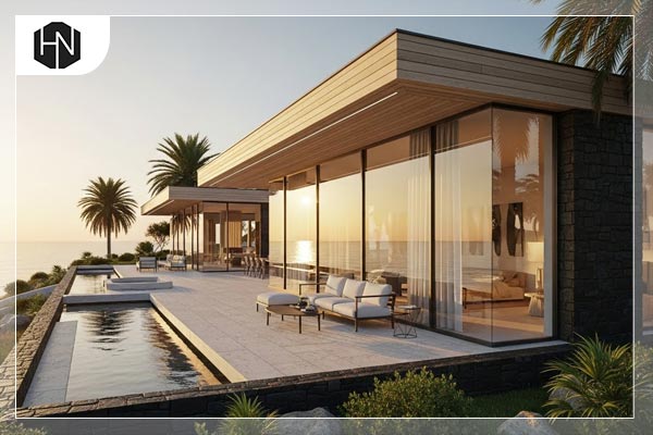 طراحی ویلا ساحلی