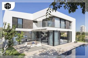 زیباترین نمای ساختمان ویلایی